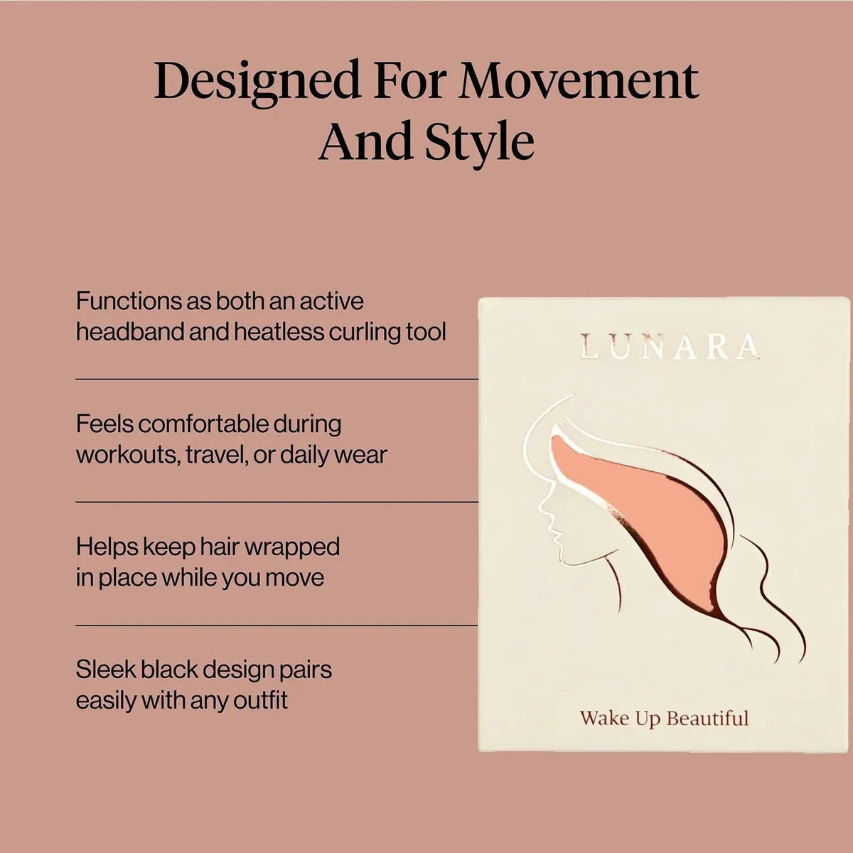 🎀Active Curling Headband – 🎗️Heatless Hair Curler for Soft Waves & Curls✨