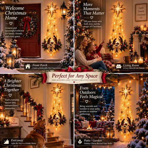 🔥LAST DAY-50% OFF✨✝️ Lighted Nativity Wall Decor✝️