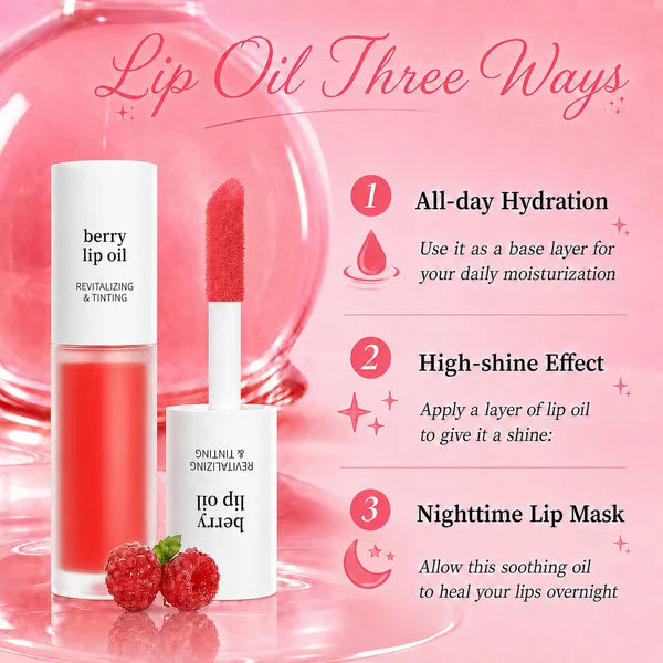 Korean Lip Tint Stain Trio Bundle | Glossy Lip Stain, Tinting & Long Lasting