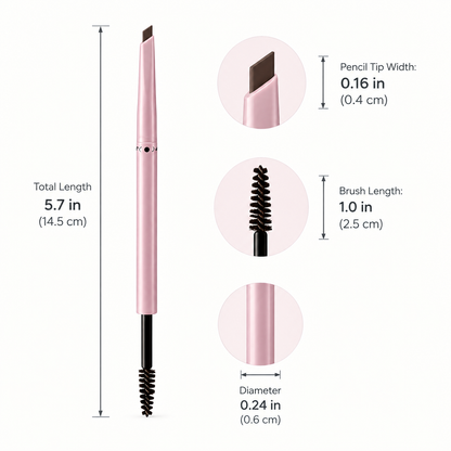 Dual-Ended Eyebrow Pencil & Tint Gel