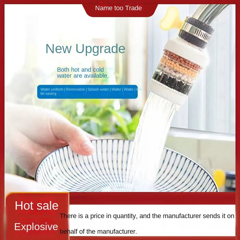 💧Six-Layer Removable, Reusable and Washable Household Faucet Filter🧼