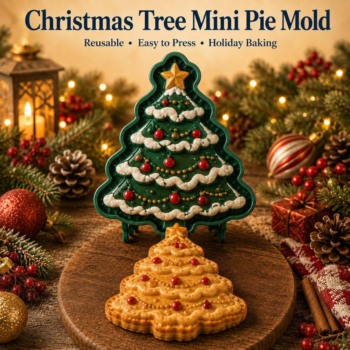 🎅Christmas Sale 69% OFF🍪98-Design Christmas Mini Pie Mold