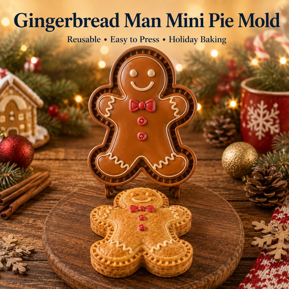 🎅Christmas Sale 69% OFF🍪98-Design Christmas Mini Pie Mold
