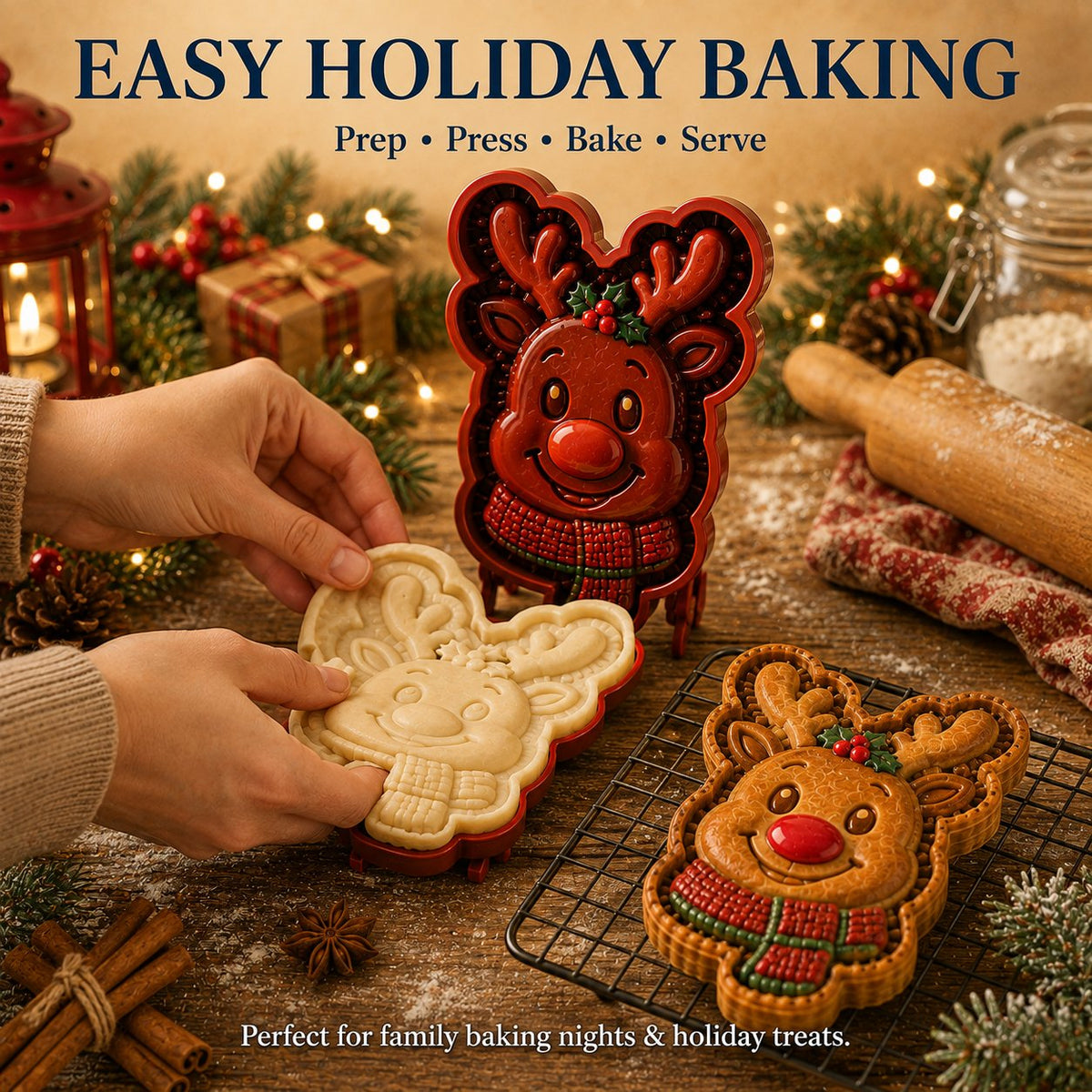 🎅Christmas Sale 69% OFF🍪98-Design Christmas Mini Pie Mold