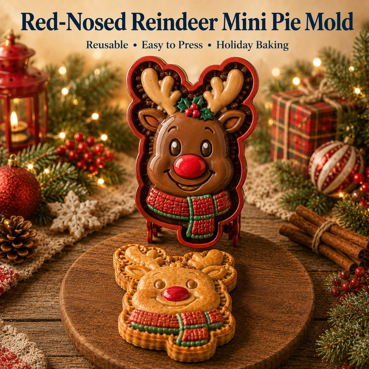 🎅Christmas Sale 69% OFF🍪98-Design Christmas Mini Pie Mold