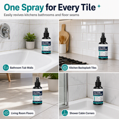 🧼2+1 FREE!!🎯 Grout Cleaning Spray – Cleans Tile Grout & Damp Area Stains
