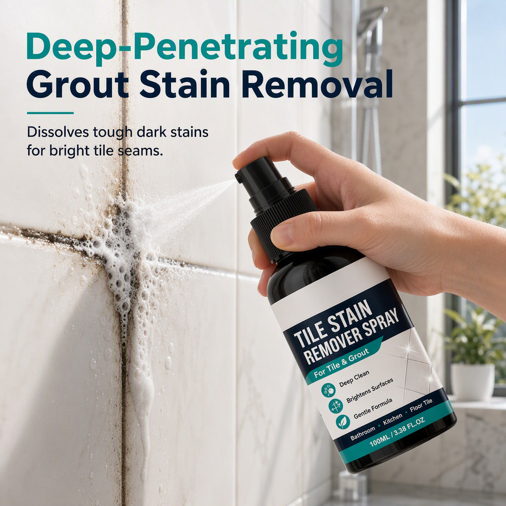 🧼2+1 FREE!!🎯 Grout Cleaning Spray – Cleans Tile Grout & Damp Area Stains