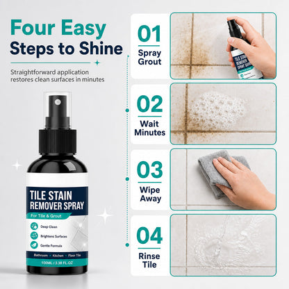 🧼2+1 FREE!!🎯 Grout Cleaning Spray – Cleans Tile Grout & Damp Area Stains